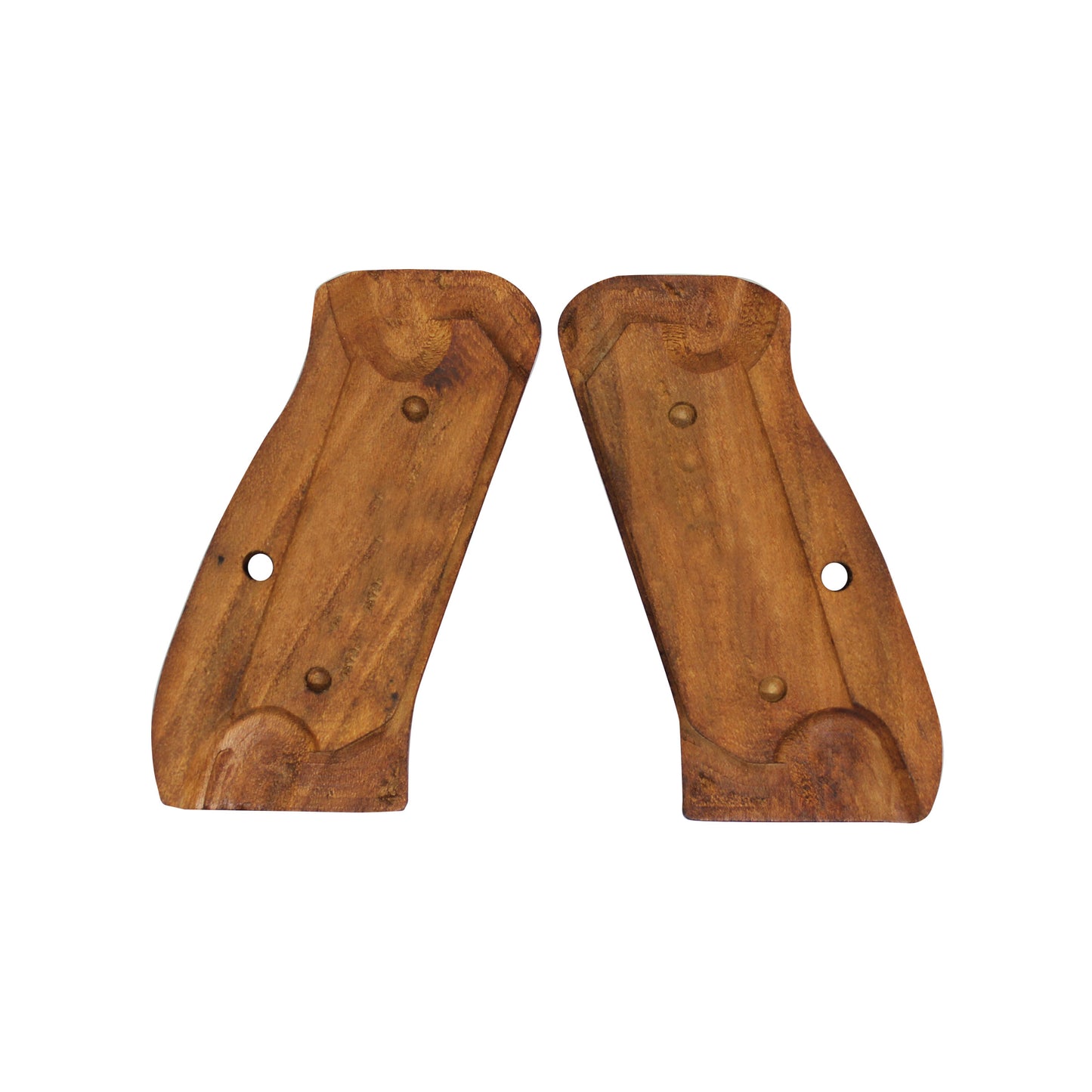 URAY CZ-75 Compact Walnut Wood CNC/Handcrafted Hybrid American Flag and Christian Cross Pistol Grips
