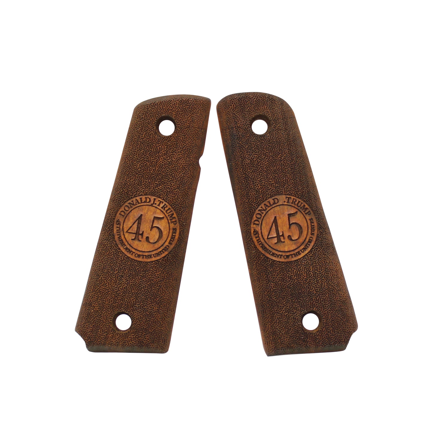URAY 1911 Empuñaduras de pistola de madera Trump de gran calidad y tamaño completo 45