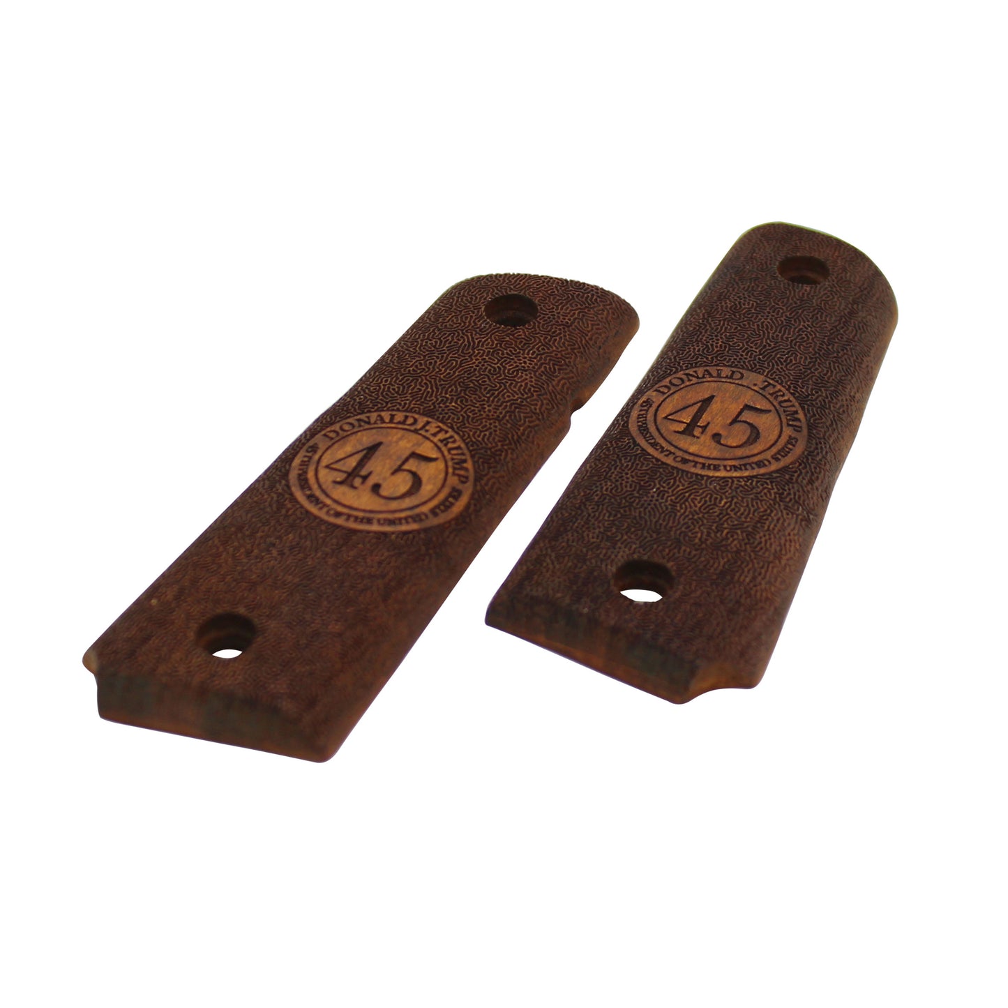 URAY 1911 Empuñaduras de pistola de madera Trump de gran calidad y tamaño completo 45