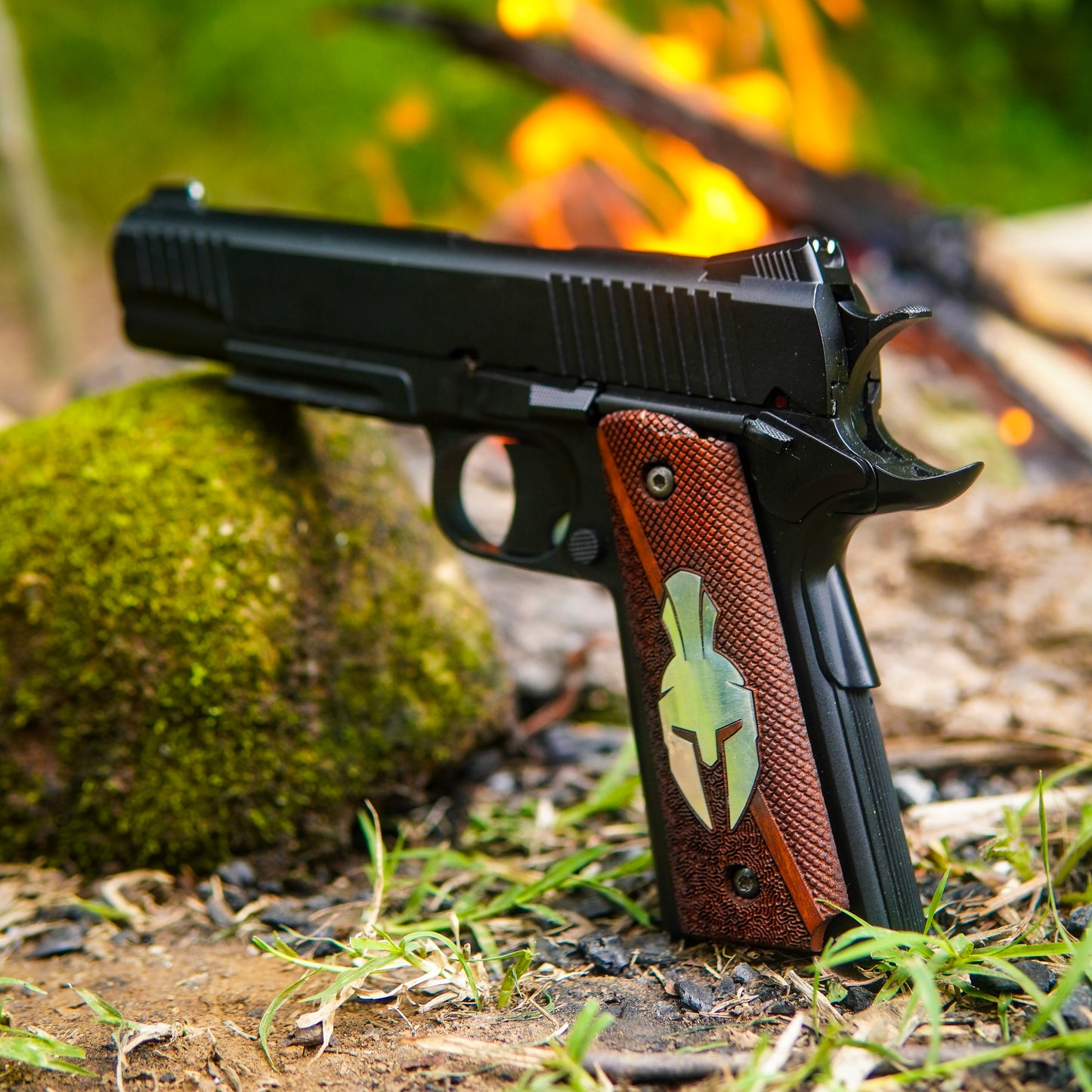 URAY 1911 Full Size CNC/Handcrafted hybrid Gladiator/Spartan Profile Pistol Grips