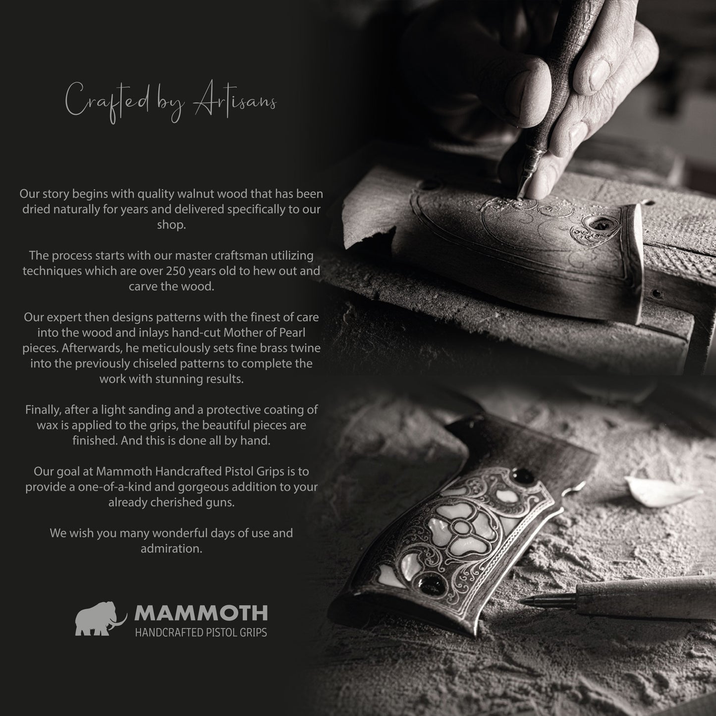 URAY Beretta 92/96 Tamaño completo Madera Super calidad CNC/Diseño superior híbrido hecho a mano con empuñaduras de pistola con medallón únicas