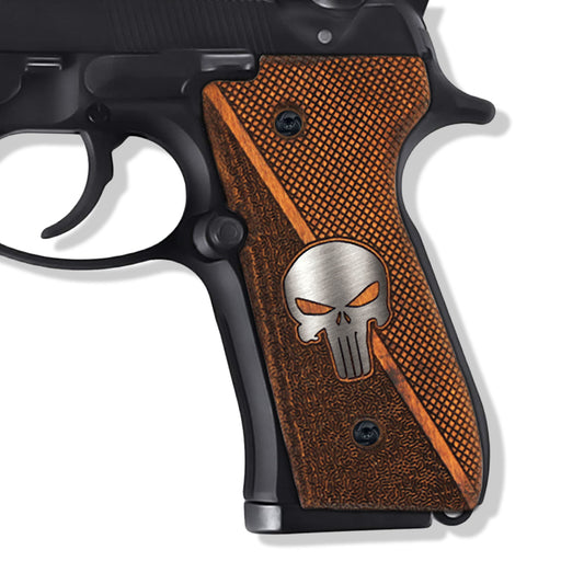 URAY Beretta 92/96 Full Size Wood Super Quality CNC/Handcrafted Hybrid Punisher Pistol Grips